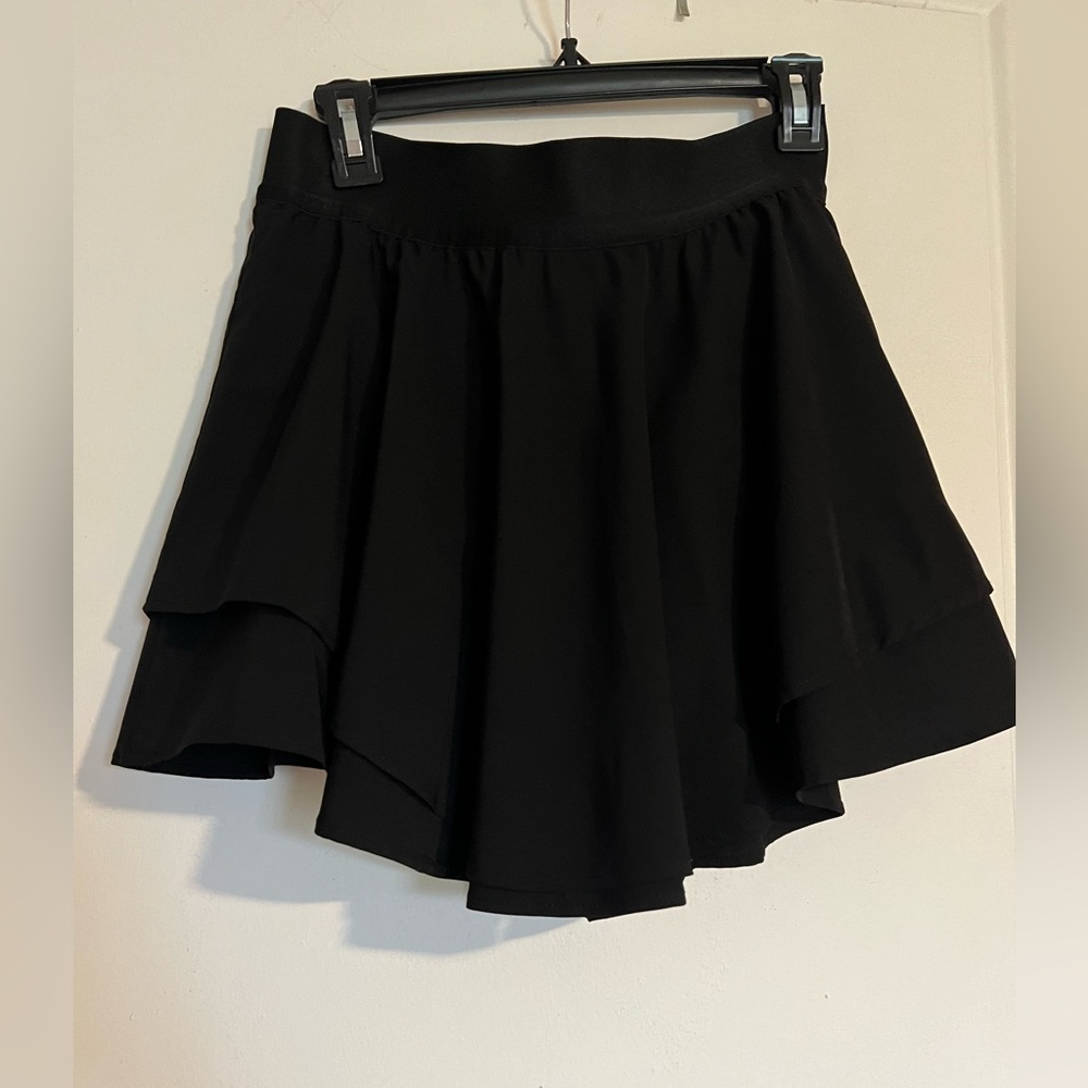 90 degree black activity skort
